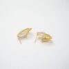 Gold Pearl Earrings