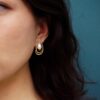 Gold Pearl Earrings