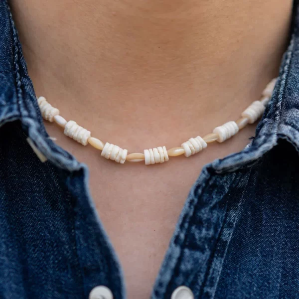 shell bead necklace