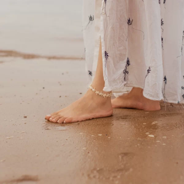 waterproof starfish anklet for girlfriend