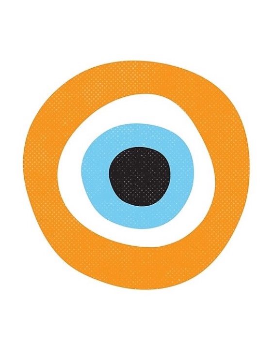 orange evil eye