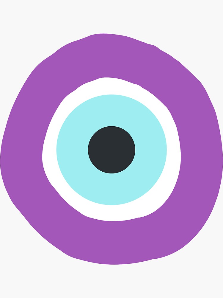 purple evil eye