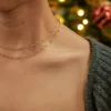 Minimal Link Chain Necklace for women