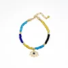 lucky eye bead bracelet for women
