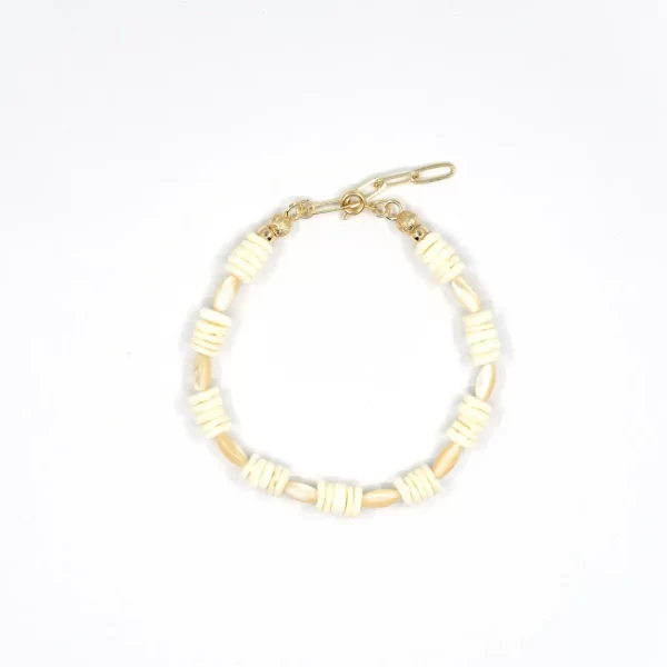 shell bead bracelet for women