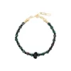 green beaded bracelet