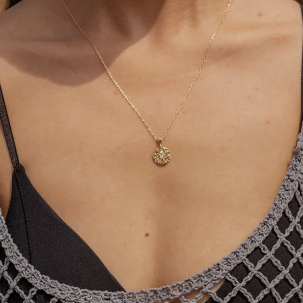 personalized zodiac sign pendant