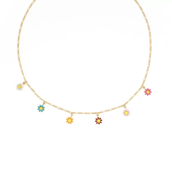 handmade unique daisy chain necklace for women