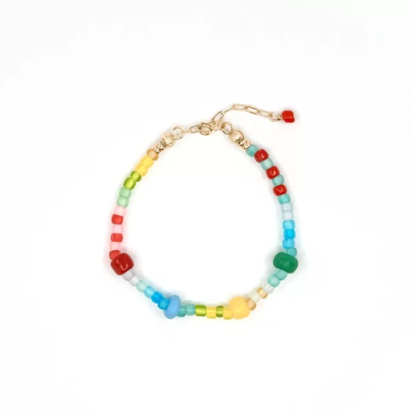 colorful candy bead bracelet for women