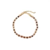 Goldstone beaded bracelet for women