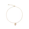 leaf pendant chain necklace for women