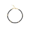 black seed bead bracelet for women