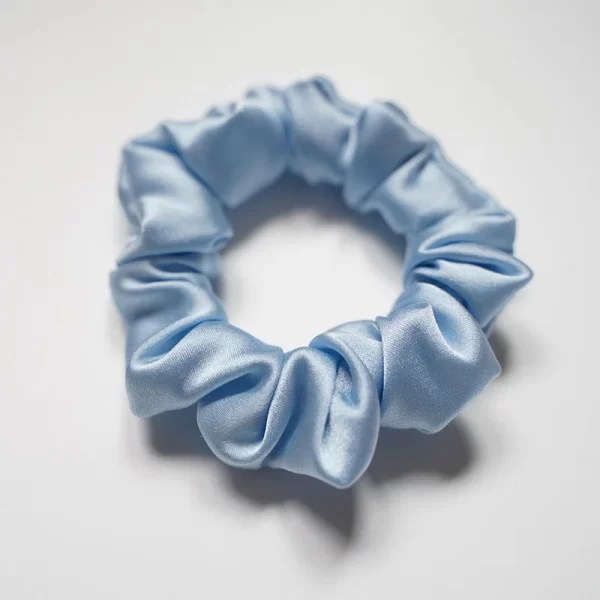 small silk hair scrunchies