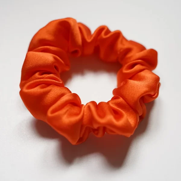 small silk hair scrunchies