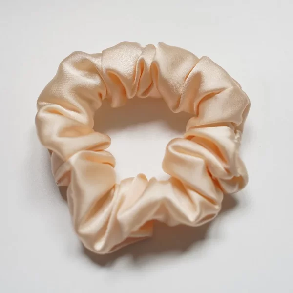 small silk hair scrunchies