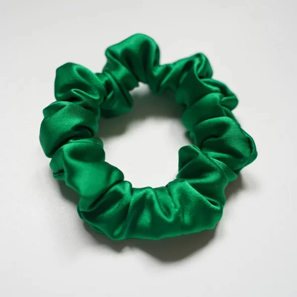 small silk hair scrunchies