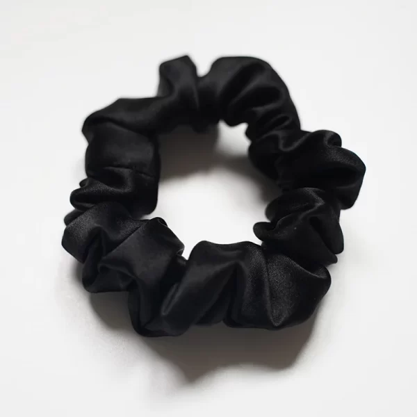 small silk hair scrunchies