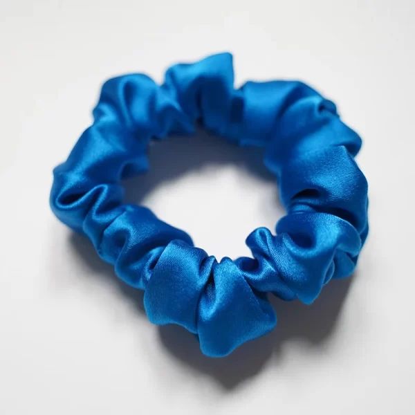 small silk hair scrunchies