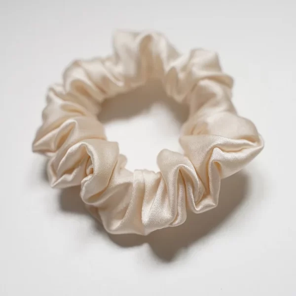 small silk hair scrunchies