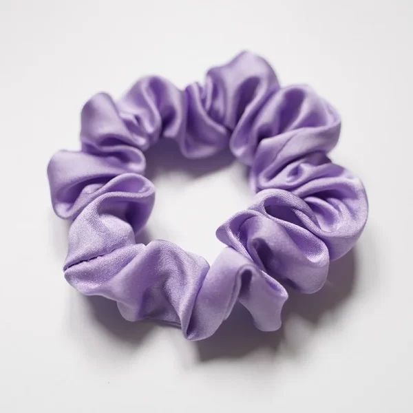 small silk hair scrunchies