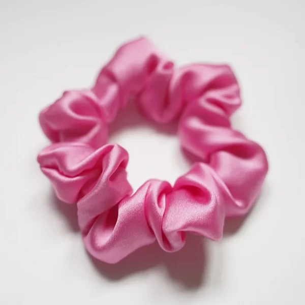 small silk hair scrunchies