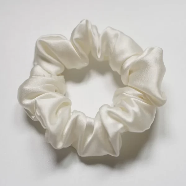 small silk hair scrunchies